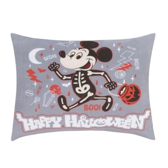 NWT. DISNEY Mickey Mouse Halloween Pillow - Picture 1 of 7